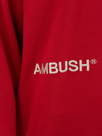 Ambush Felpa Rossa con logo da uomo