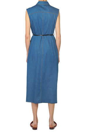 LA FEMME BLANCHE La Femme Blanche - Abito - 451437 - Denim chiaro da donna