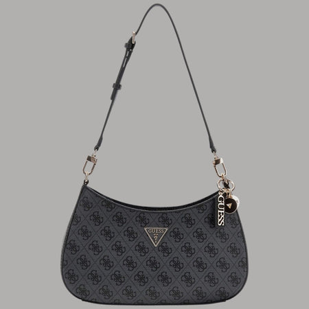 Borsa Guess Noelle a Spalla 4G con Charm Rimovibile