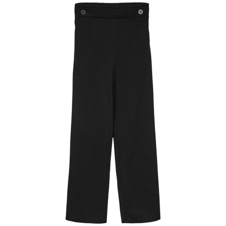 Vero Moda pantaloni neri wide pant Liva 10294485 Pantaloni Vero Moda