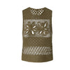Pinko canotte e top donna pinko - gonzano top fantasy - verde militare da donna