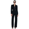 Relish pantalone palazzo nero PIOLO RCP2507006018 Pantaloni Relish