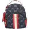 Liu Jo zaino blu deim jacquard linea Manhattan AA5157T3846 Zaini Liu Jo