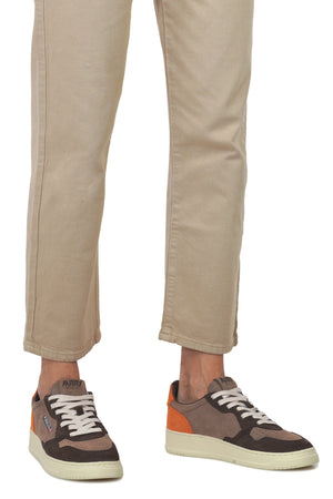 AUTRY Autry - Sneakers - 460589 - Moka/Arancione da donna