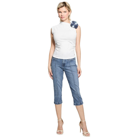 Guess top bianco Ariane W5GP32 J1314 G011 T-shirt Guess