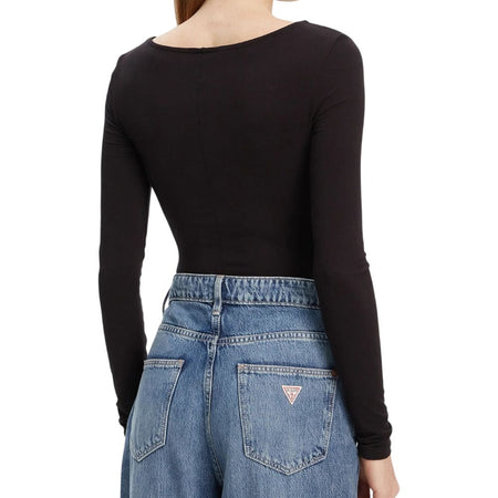 Guess maglia body nero NEVA W5YP05K68D2JBLK