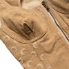 MARINE SERRE Moon Jacquard Twill Corset Top in Beige da donna