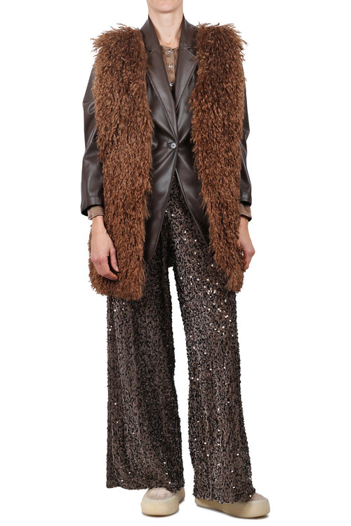 JUCCA Jucca - Gilet - 461669 - Nocciola da donna