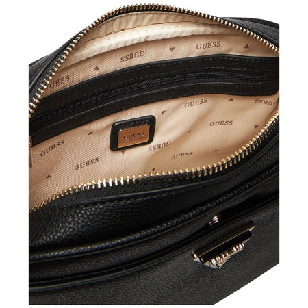 Guess borsa nera a tracolla MERIDIAN HWBG6974140BLA