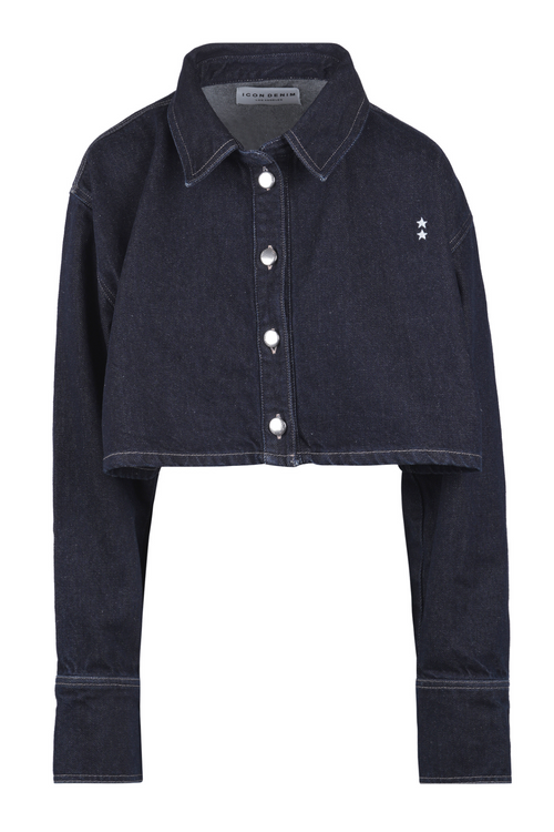 ICON DENIM Icon Denim - Camicia - 460526 - Denim scuro da donna
