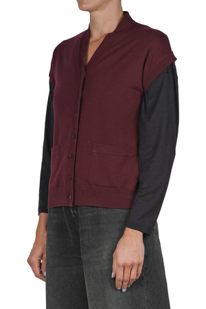 ALPHA STUDIO - Gilet - 461199 - Bordeaux da donna