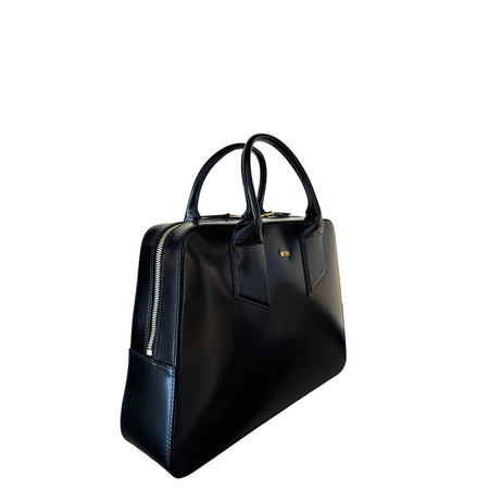 N°21 borse a spalla donna n21 - bauletto big abrasivato - nero da donna