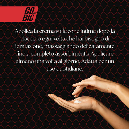 Gobig life crema intima idratante e levigante con burro di cupuaçu, olio di germe di grano e aloe vera | sollievo per secchezza e irritazioni | 100% ingredienti naturali | trattamento per parti intime