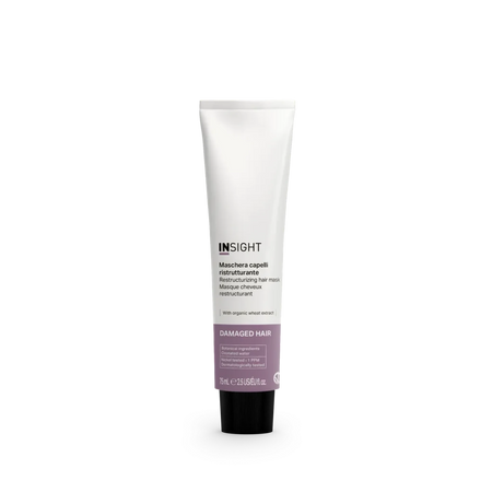 Maschera Ristrutturante Capelli Insight Professional – Trattamento Intensivo Riparatore per Capelli Danneggiati, Nutriente e Illuminante con Oli di Argan e Oliva, Morbidezza e Forza