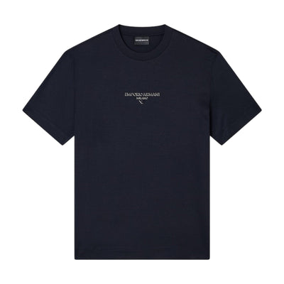 EMPORIO ARMANI t-shirt uomo emporio armani - t-shirt - blu da uomo