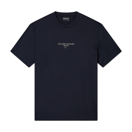 EMPORIO ARMANI t-shirt uomo emporio armani - t-shirt - blu da uomo