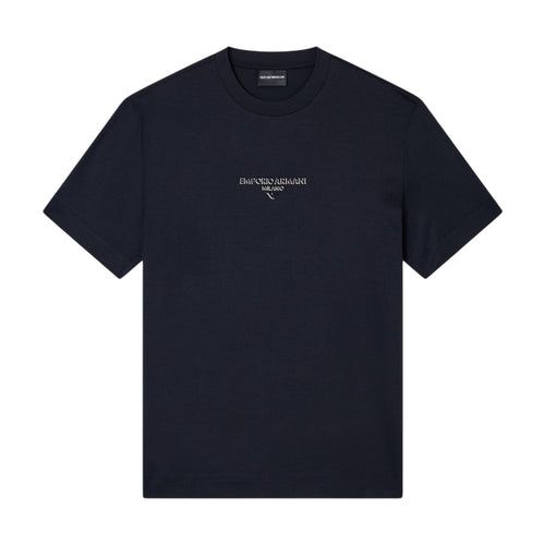 EMPORIO ARMANI t-shirt uomo emporio armani - t-shirt - blu da uomo