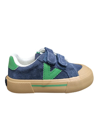 Scarpe sneakers Bambini e ragazzi Victoria tribu blue-verdone velcro