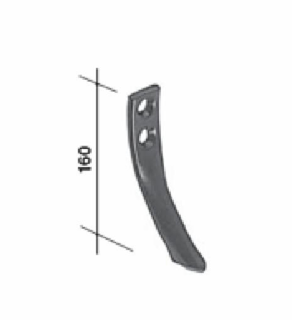Vomerina strozzata 32x8mm per molla rompitraccia