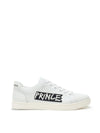 Dolce & Gabbana Sneakers Bassa in Pelle Bianca 'Prince' da uomo