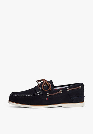 Tommy Hilfiger MOCASSINO TH BOAT SHOE CORE SUEDE da uomo