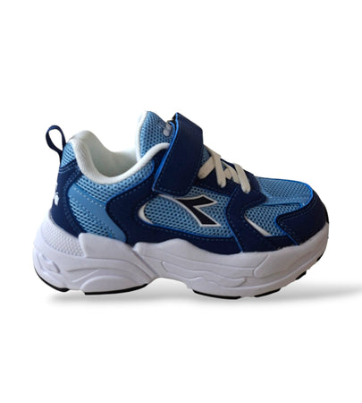 Scarpe sneakers Bambini e ragazzi Diadora ALLEY 101.183107 blue-celeste laccio elastico e velcro