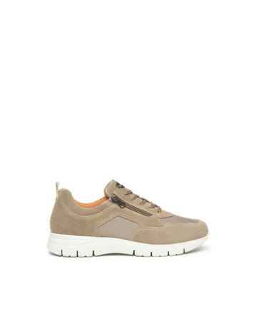 NeroGiardini Uomo sneakers in camoscio e tela