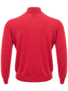 Gran Sasso Maglia Lupetto Ciclamino con Mezza Zip da uomo