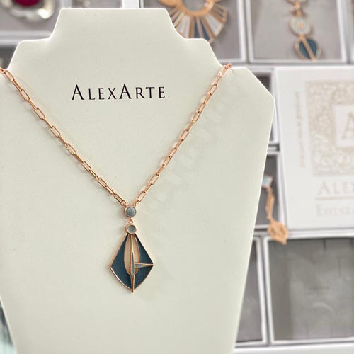 Collana Orbital Aurora Alexarte Artigianale e Anallergica