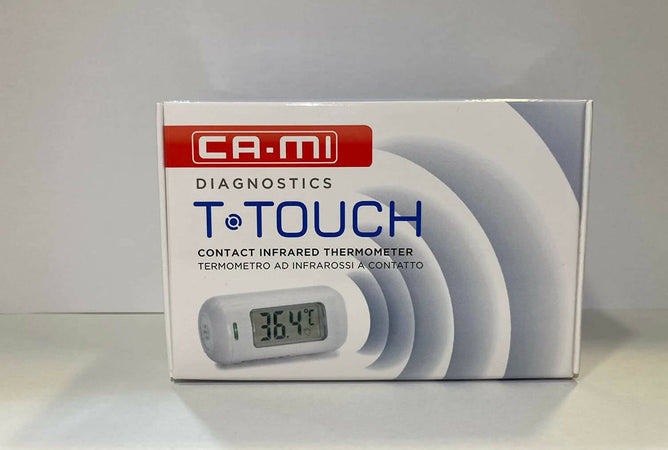 Ca-mi t-touch termometro ad infrarossi a contatto led 3 colori segnalatore allarme febbre temperatura neonati bambini adulti fronte suono Salute e cura della persona/Prodotti e apparecchiature mediche/Apparecchi diagnostici e di monitoraggio/Termometri e accessori/Termometri/Termometri per i neonati Sanitaria Gioia del Bimbo - Villa San Giovanni, Commerciovirtuoso.it