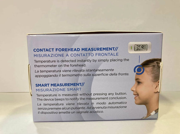 Ca-mi t-touch termometro ad infrarossi a contatto led 3 colori segnalatore allarme febbre temperatura neonati bambini adulti fronte suono Salute e cura della persona/Prodotti e apparecchiature mediche/Apparecchi diagnostici e di monitoraggio/Termometri e accessori/Termometri/Termometri per i neonati Sanitaria Gioia del Bimbo - Villa San Giovanni, Commerciovirtuoso.it