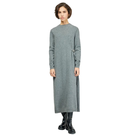 SEMICOUTURE vestiti casual donna semicouture - daisy - grigio da donna
