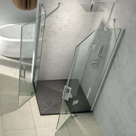 Cabina-doccia-Angolare-Giglio-2-Ante-Cristallo-8-mm-Trasparente-80x100x195h