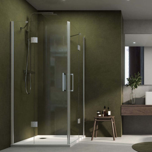 Cabina-doccia-Angolare-Giglio-2-Ante-Cristallo-8-mm-Trasparente-80x80x195h