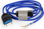 Cablaggio per lampada da tavolo con interruttore e spina blu Illuminazione/Illuminazione per interni/Lampadari lampade a sospensione e plafoniere/Componenti per lampadari/Cavi elettrici per lampadari Led Mall Home - Napoli, Commerciovirtuoso.it