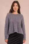 Pullover lavorato in maglia