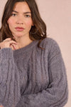 Pullover lavorato in maglia
