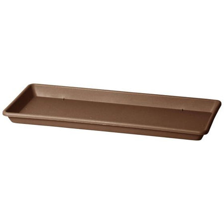 Sottovaso rettangolare "Sottocassetta Basic" per fiori e piante da esterno.