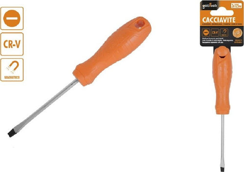 Cacciavite Giravite 3x125 Mm Con Punta Magnetica A Taglio In Acciaio Cr-v 97485 Fai da te/Utensili elettrici e a mano/Utensili a mano/Cacciaviti/Cacciaviti a stella Trade Shop italia - Napoli, Commerciovirtuoso.it