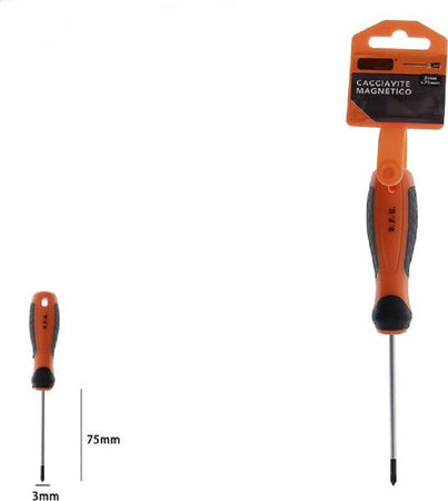 Cacciavite Giravite Magnetico Punta A Croce 3x75mm Impugnatura Ergonomica 07436 Casa, arredamento e bricolage > Bricolage e fai da te > Utensili Manuali > Cacciaviti Trade Shop italia - Napoli, Commerciovirtuoso.it