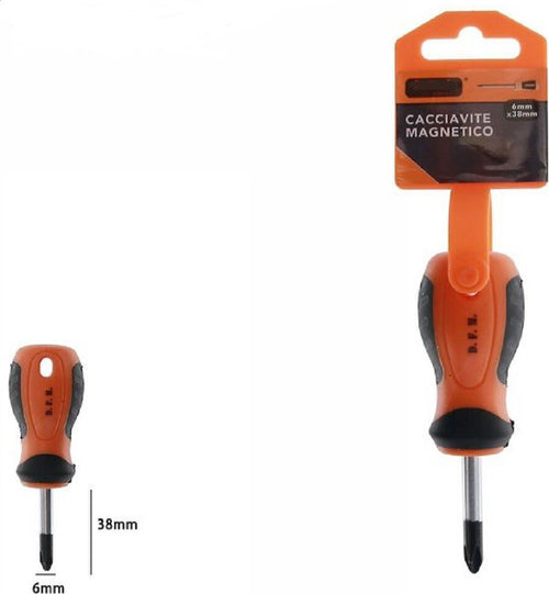 Cacciavite Giravite Magnetico Punta A Croce 6x38 Mm Impugnatura Ergonomica 07435 Casa, arredamento e bricolage > Bricolage e fai da te > Utensili Manuali > Cacciaviti Trade Shop italia - Napoli, Commerciovirtuoso.it