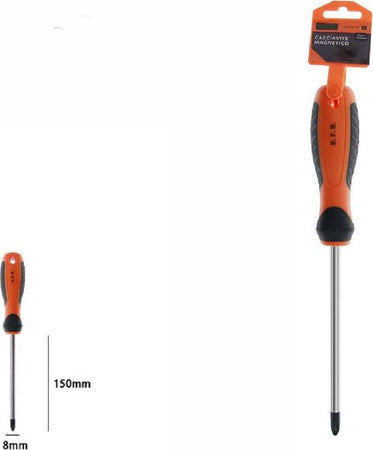 Cacciavite Giravite Magnetico Punta A Croce 8x150mm Impugnatura Ergonomica 07446 Casa, arredamento e bricolage > Bricolage e fai da te > Utensili Manuali > Cacciaviti Trade Shop italia - Napoli, Commerciovirtuoso.it