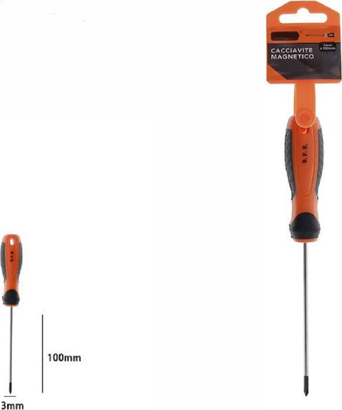 Cacciavite Giravite Magnetico Punta Croce 3x100mm Impugnatura Ergonomica 07437 Casa, arredamento e bricolage > Bricolage e fai da te > Utensili Manuali > Cacciaviti Trade Shop italia - Napoli, Commerciovirtuoso.it