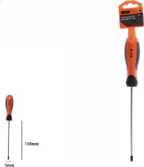 Cacciavite Giravite Magnetico Punta Croce 5x150 Mm Impugnatura Ergonomica 07443 Casa, arredamento e bricolage > Bricolage e fai da te > Utensili Manuali > Cacciaviti Trade Shop italia - Napoli, Commerciovirtuoso.it