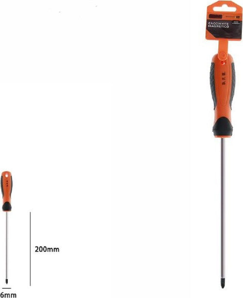 Cacciavite Giravite Magnetico Punta Croce 6x200mm Impugnatura Ergonomica 07445 Casa, arredamento e bricolage > Bricolage e fai da te > Utensili Manuali > Cacciaviti Trade Shop italia - Napoli, Commerciovirtuoso.it
