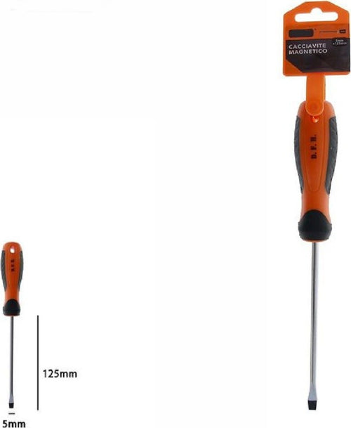 Cacciavite Giravite Magnetico Punta Taglio 5x125mm Impugnatura Ergonomica 07429 Casa, arredamento e bricolage > Bricolage e fai da te > Utensili Manuali > Cacciaviti Trade Shop italia - Napoli, Commerciovirtuoso.it