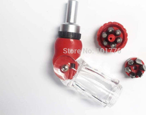CACCIAVITE GIRAVITE PORTAINSERTI A CRICCHETTO PIEGHEVOLE 6 INSERTI 6 IN 1 Fai da te/Utensili elettrici e a mano/Utensili a mano/Cacciaviti/Giraviti Trade Shop italia - Napoli, Commerciovirtuoso.it