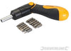 Cacciavite giravite Silverline a cricchetto set punte 12Pz acciaio Offerta