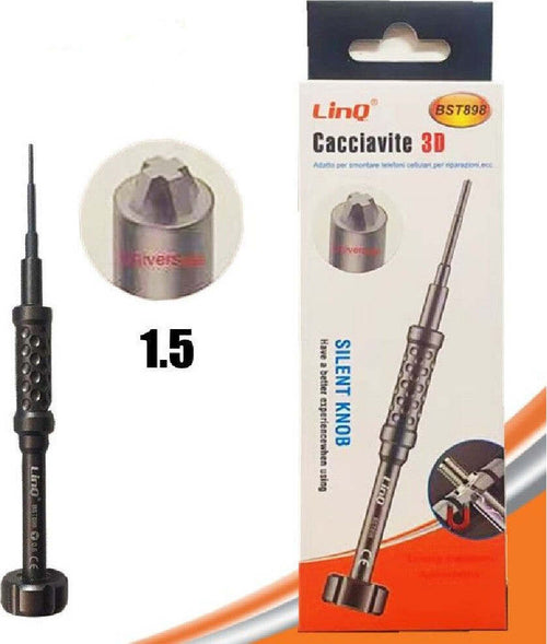 Cacciavite Torx 3d 1.5 Professionale Riparazione Smartphone Cellulari Bst898-1.5 Fai da te/Utensili elettrici e a mano/Utensili a mano/Cacciaviti/Cacciaviti a stella Trade Shop italia - Napoli, Commerciovirtuoso.it