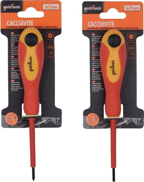 Cacciaviti Giraviti Isolati Lunghi 18 Cm 2pz A Stella E Taglio Punta Magnetica Casa, arredamento e bricolage > Bricolage e fai da te > Utensili Manuali > Cacciaviti Trade Shop italia - Napoli, Commerciovirtuoso.it